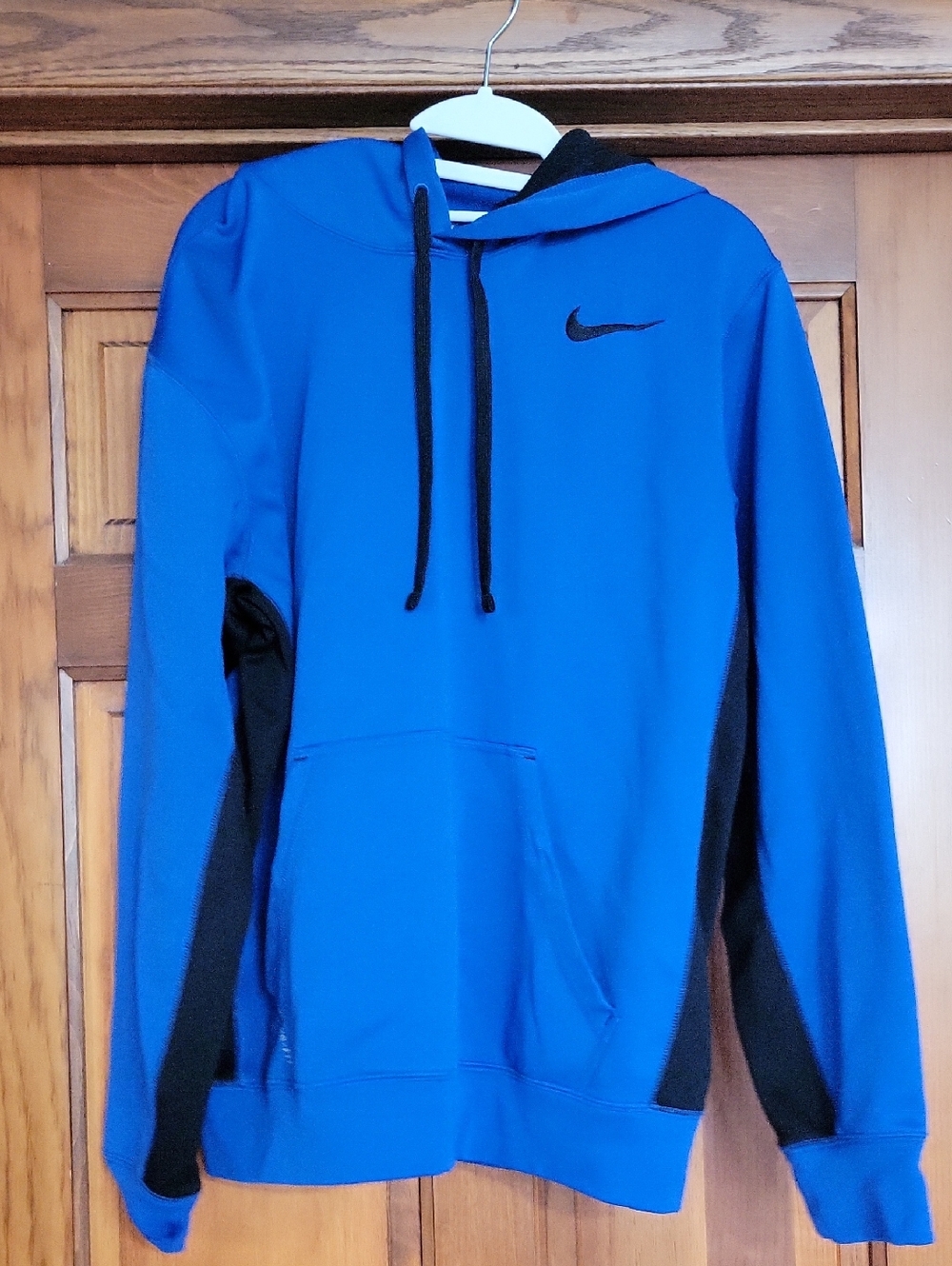 Nike Royal Blue Hoodie with Black Accents